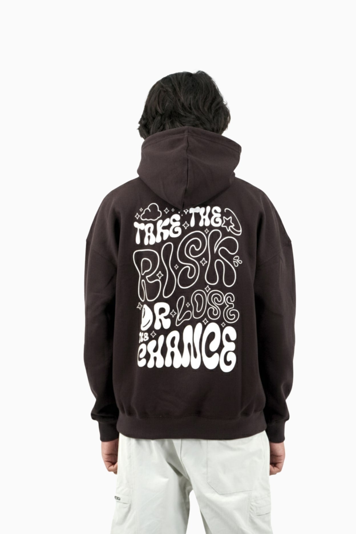 Deep Brown Oversized Hoodie By Elvory