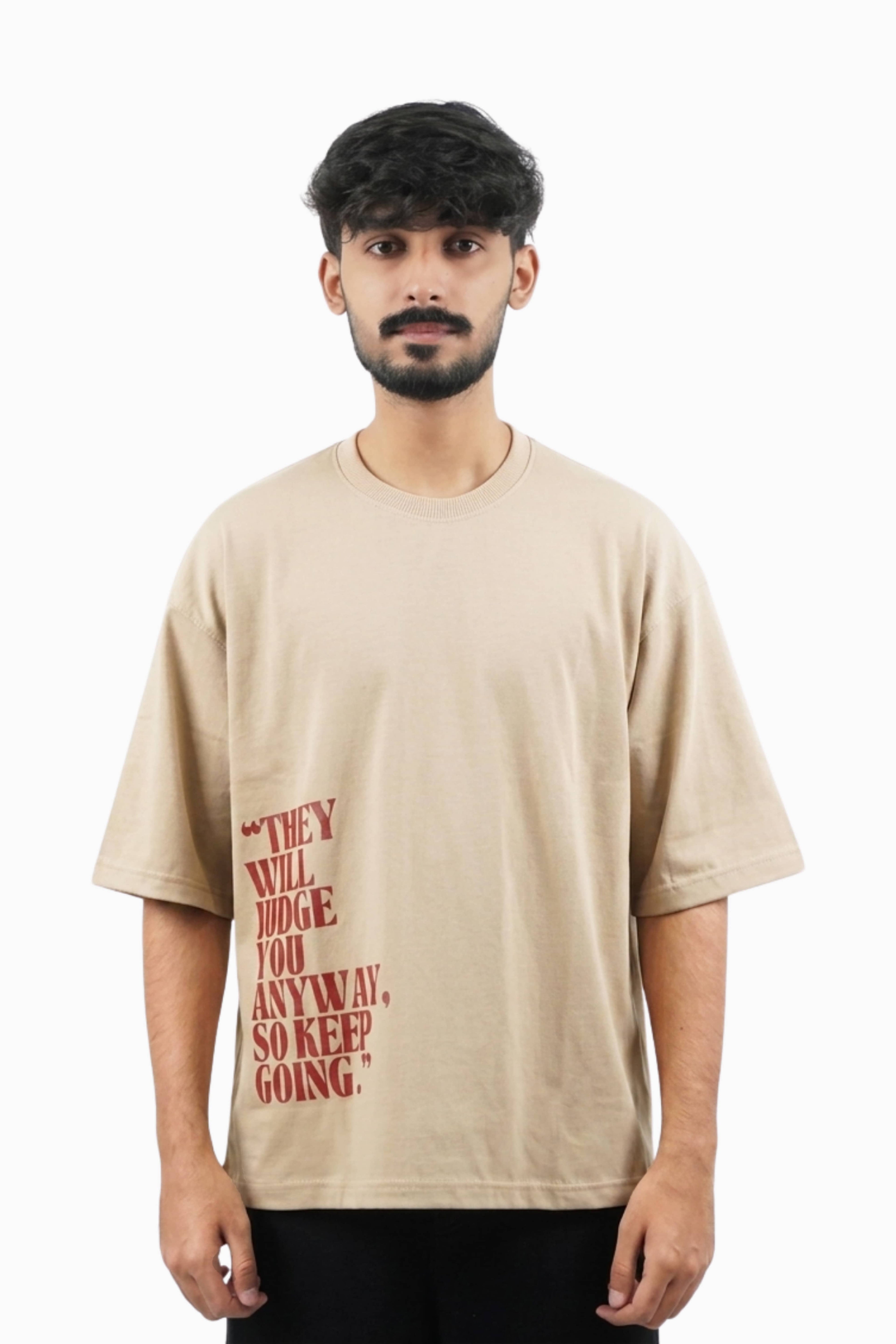 Keep Going Oversized T-Shirt By Elvory