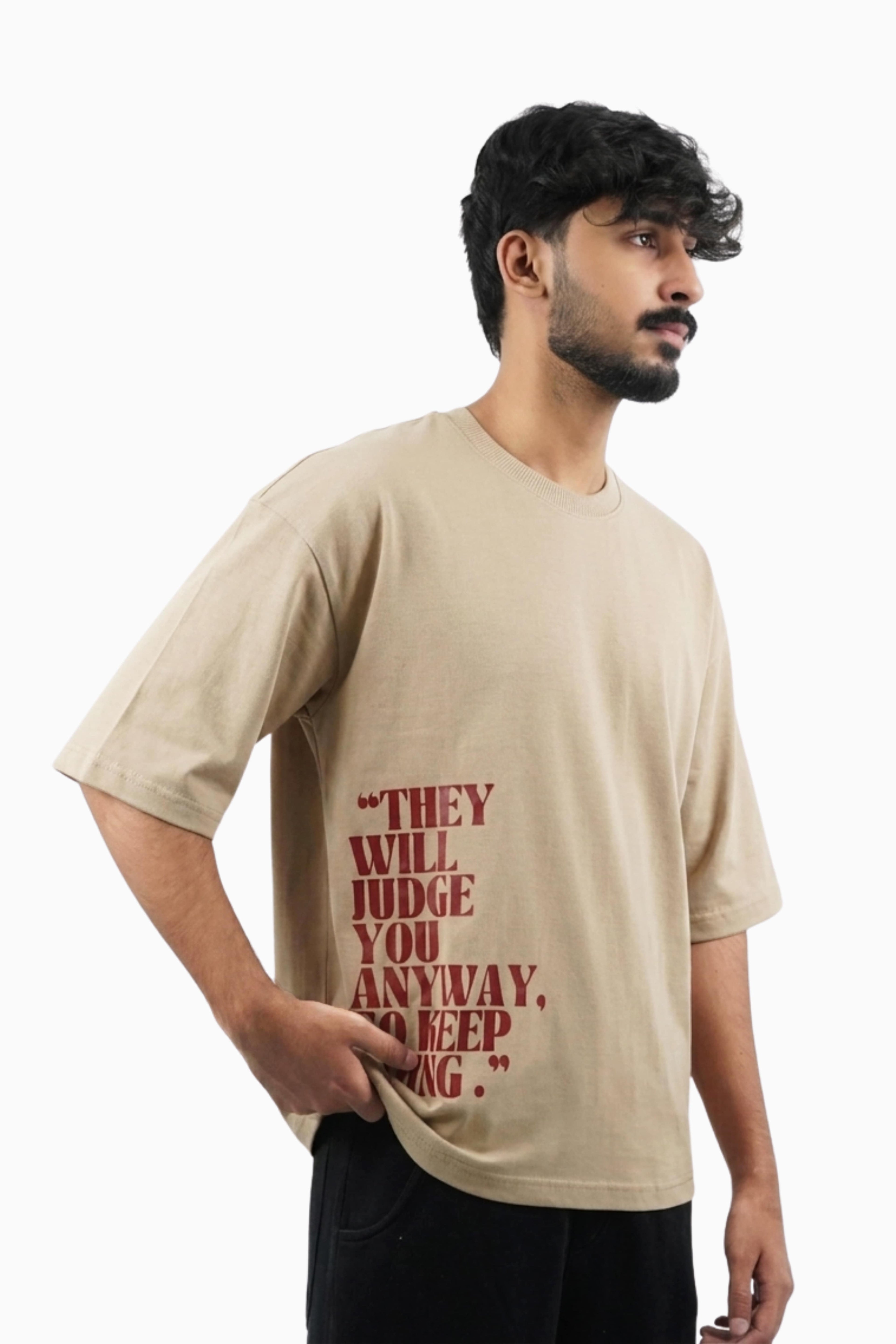 Keep Going Oversized T-Shirt By Elvory
