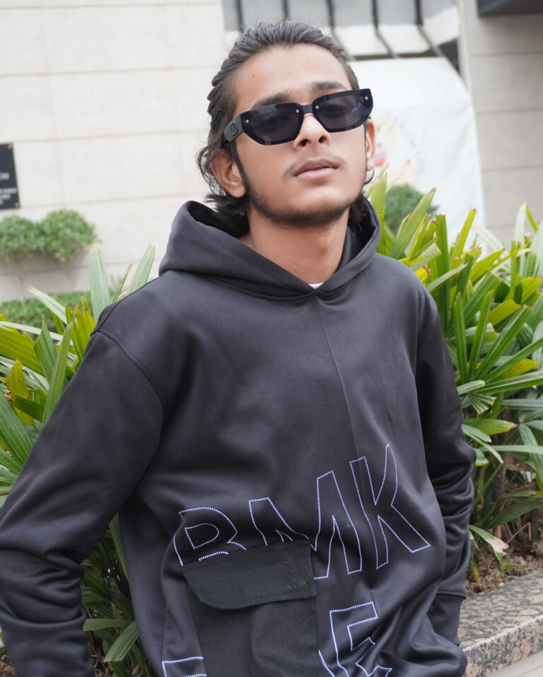 Trendly Wear BMK Printed Hoodie – Micro Fleece