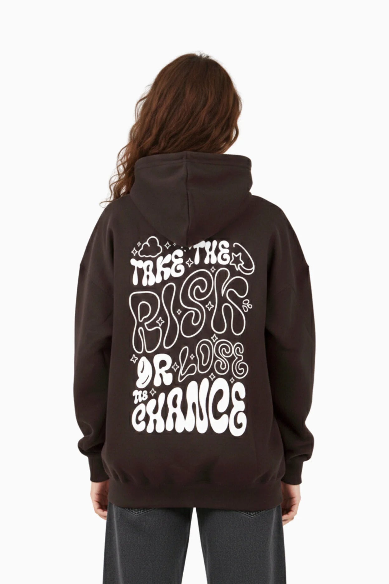 Deep Brown Oversized Hoodie By Elvory