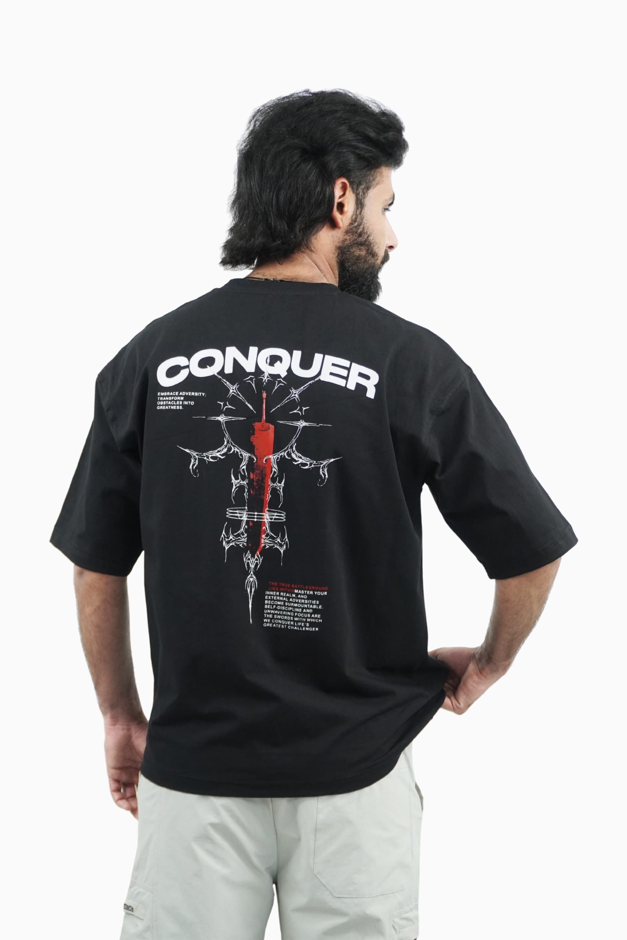 Conquer Within Oversized T-Shirt By Elvory