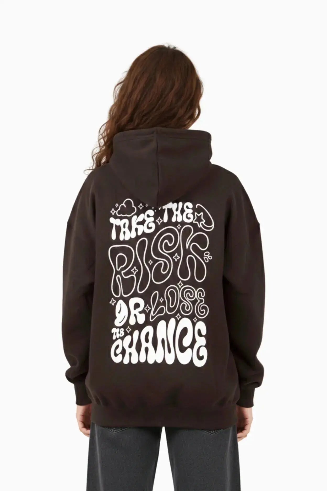Deep Brown Oversized Hoodie By Elvory - Elvory