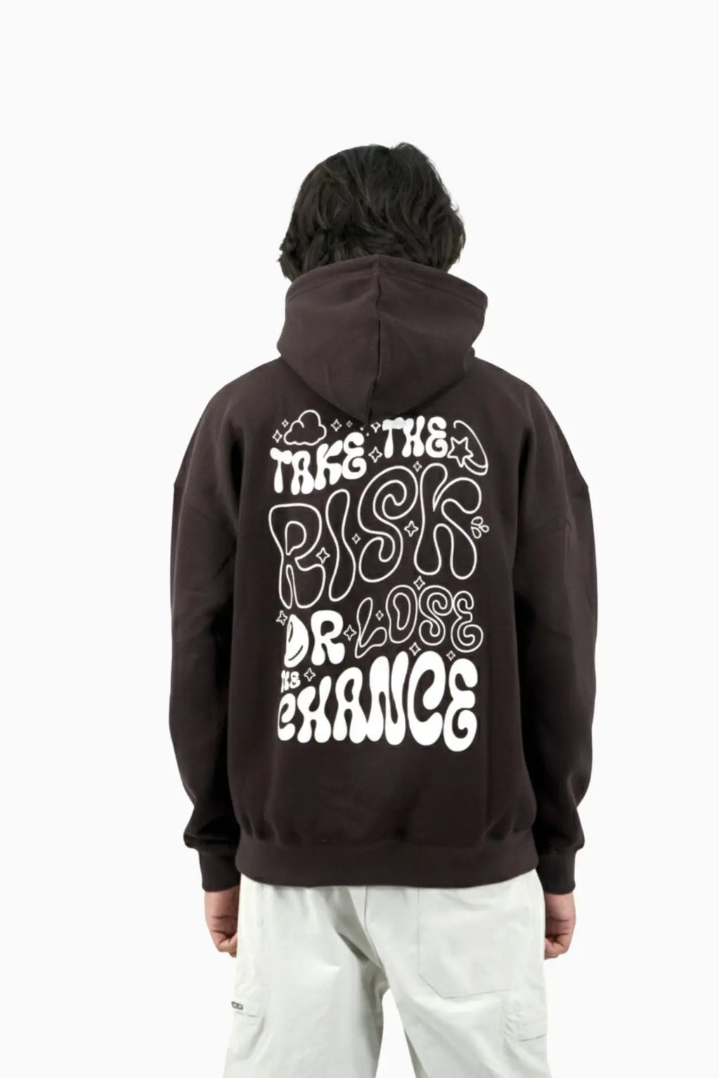 Deep Brown Oversized Hoodie By Elvory - Elvory