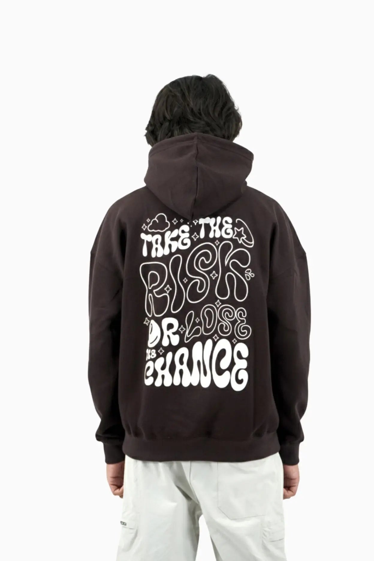 Deep Brown Oversized Hoodie By Elvory - Elvory