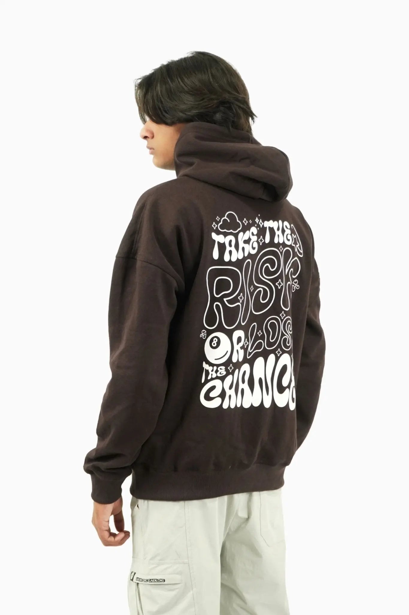 Deep Brown Oversized Hoodie By Elvory - Elvory