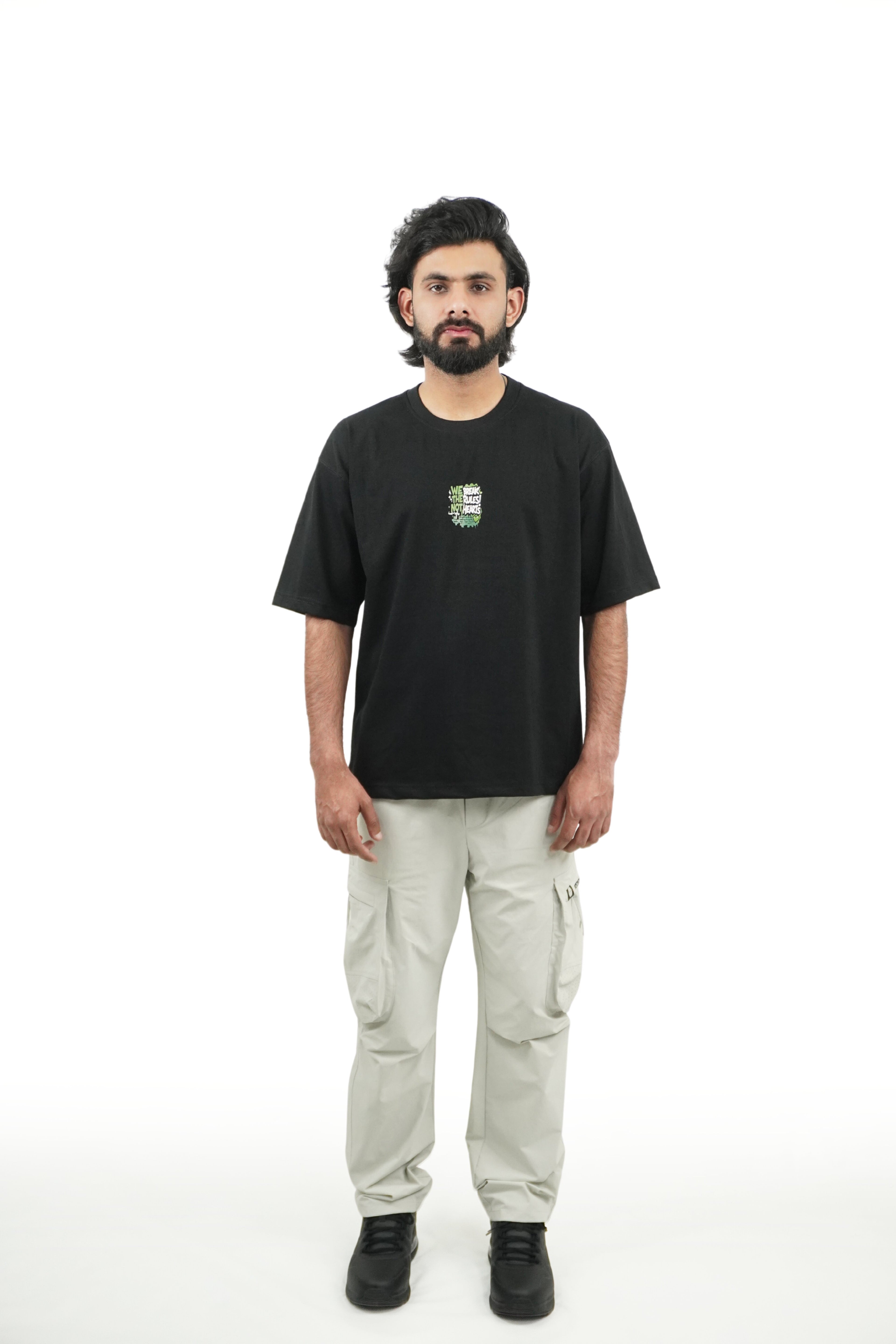 Break Rules Club Oversized T-Shirt By Elvory