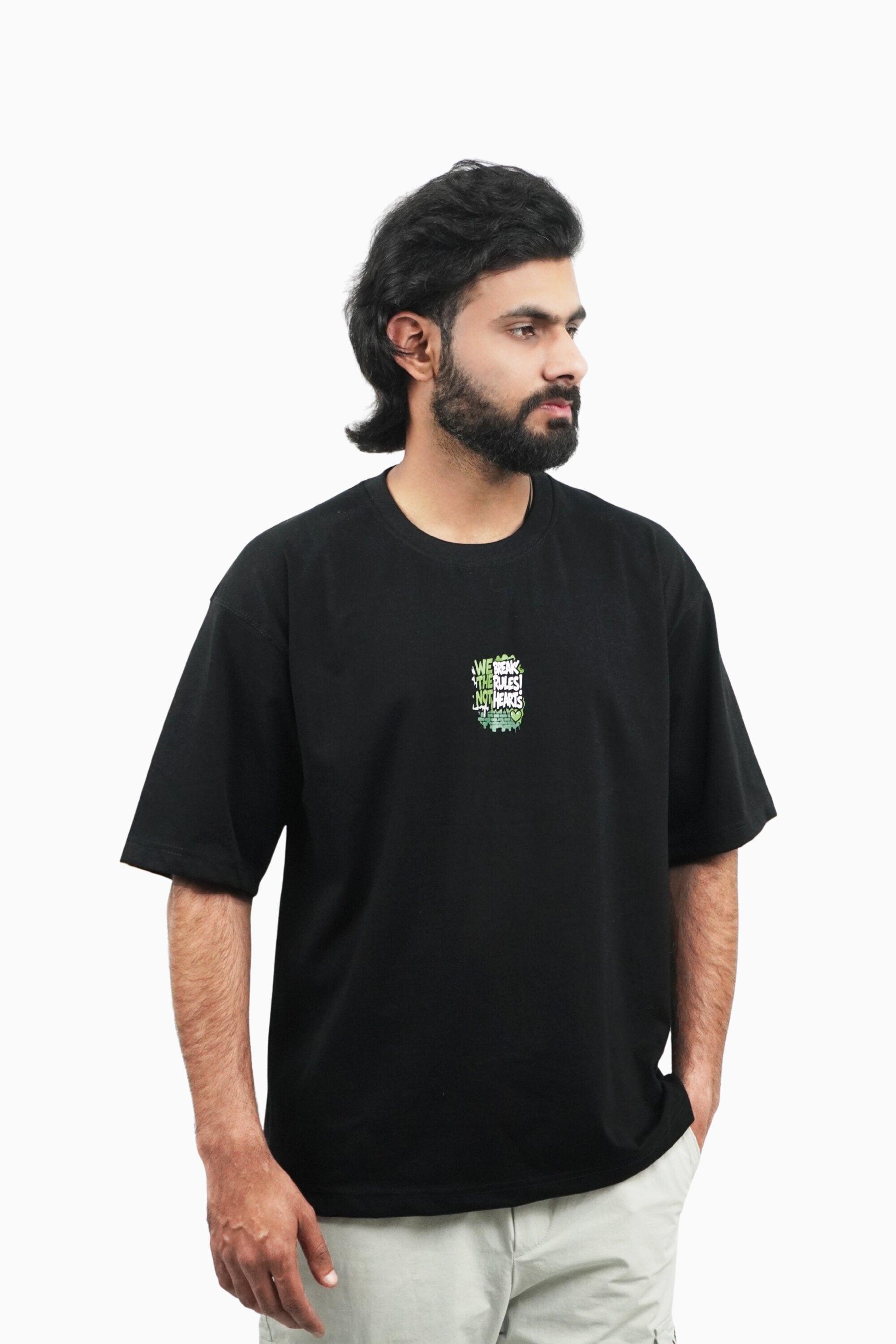 Break Rules Club Oversized T-Shirt By Elvory