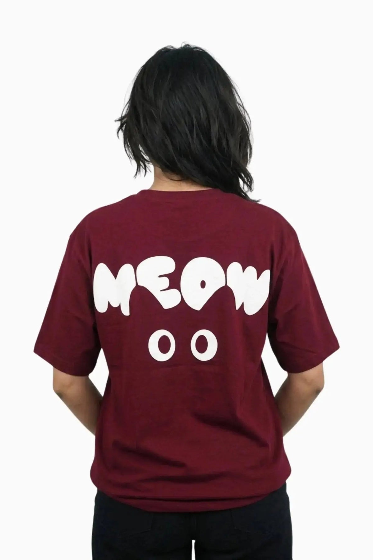 MEOW. Oversized T-Shirt - Elvory