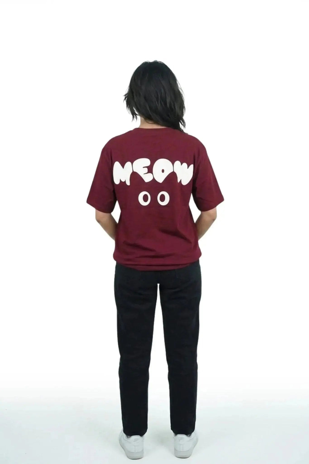 MEOW. Oversized T-Shirt - Elvory