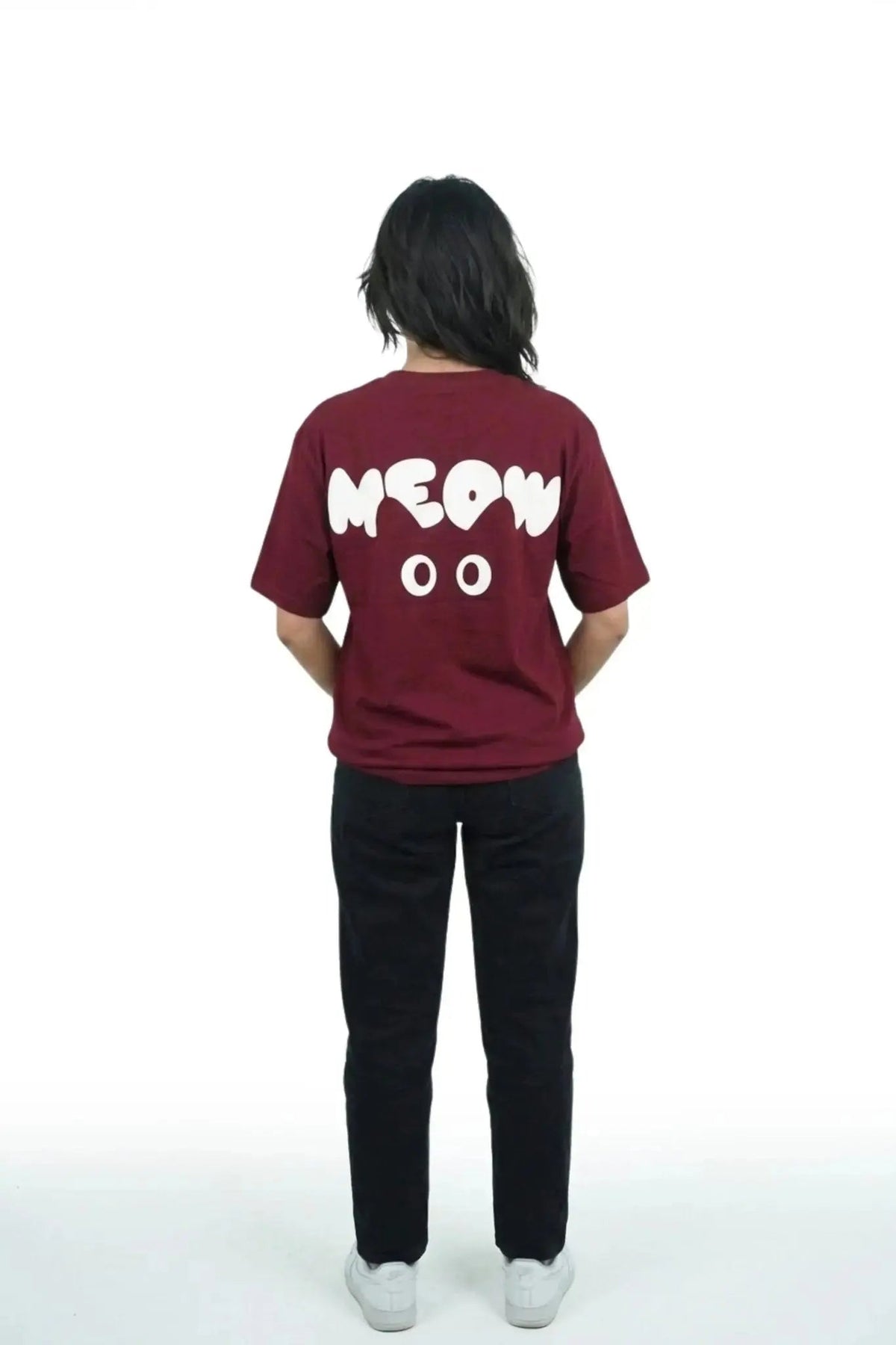 MEOW. Oversized T-Shirt - Elvory
