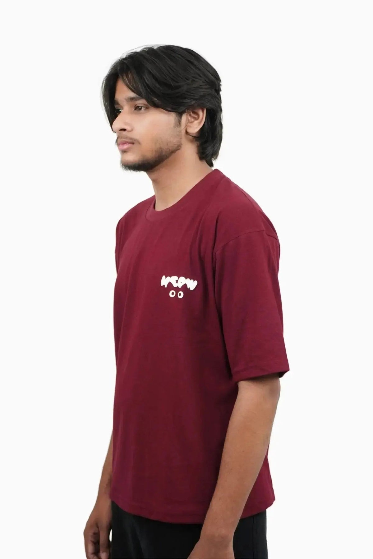 MEOW. Oversized T-Shirt - Elvory