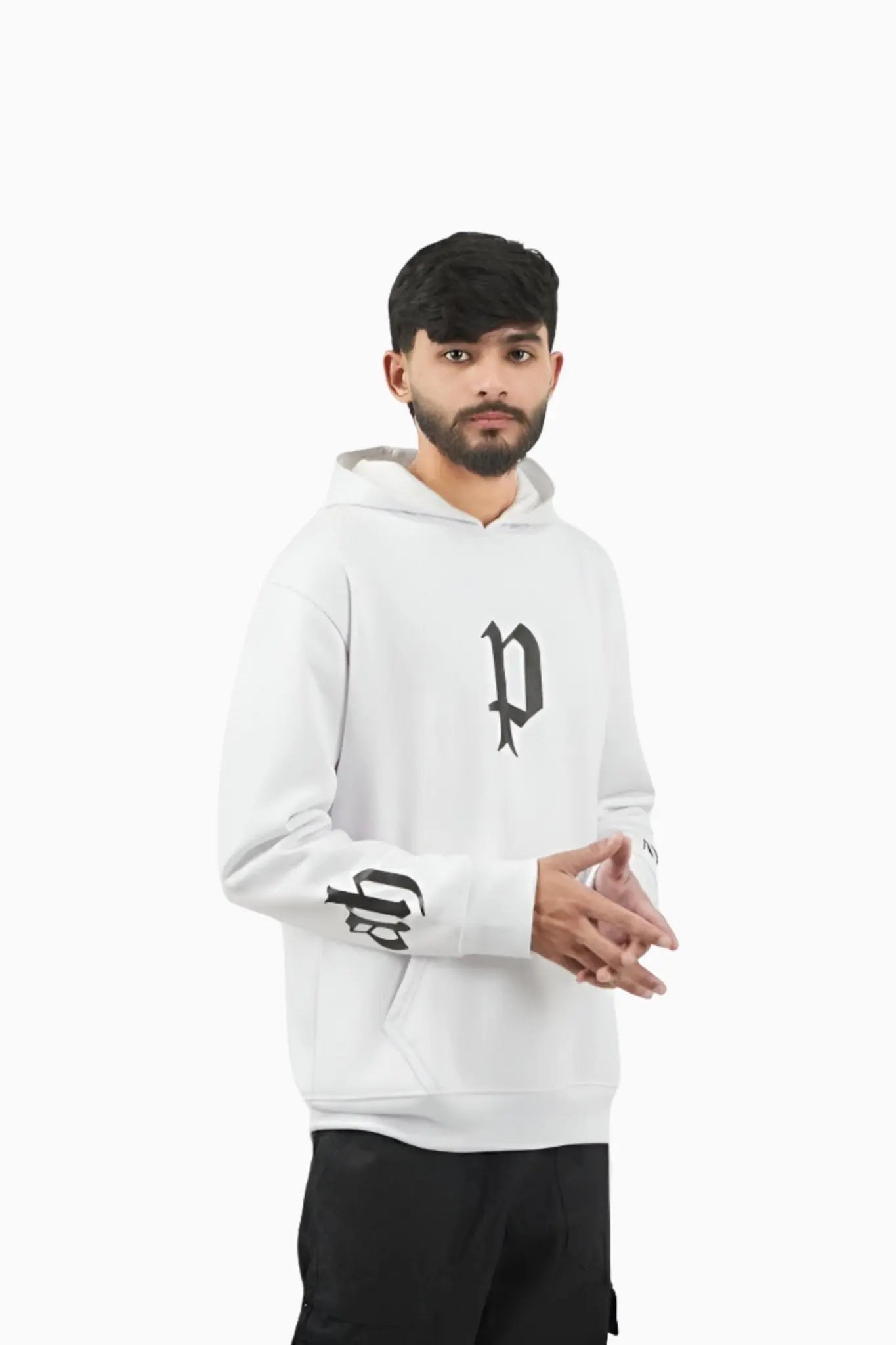 P-Mark Signature Regular-fit Hoodie By Elvory - Elvory