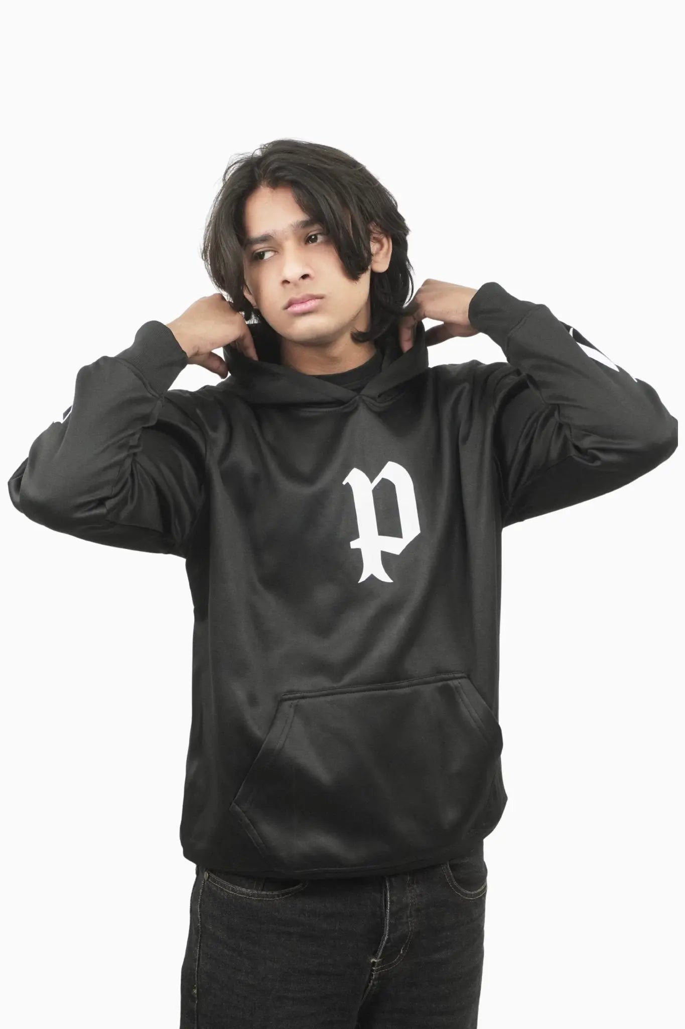 P-Mark Signature Regular-fit Hoodie By Elvory - Elvory