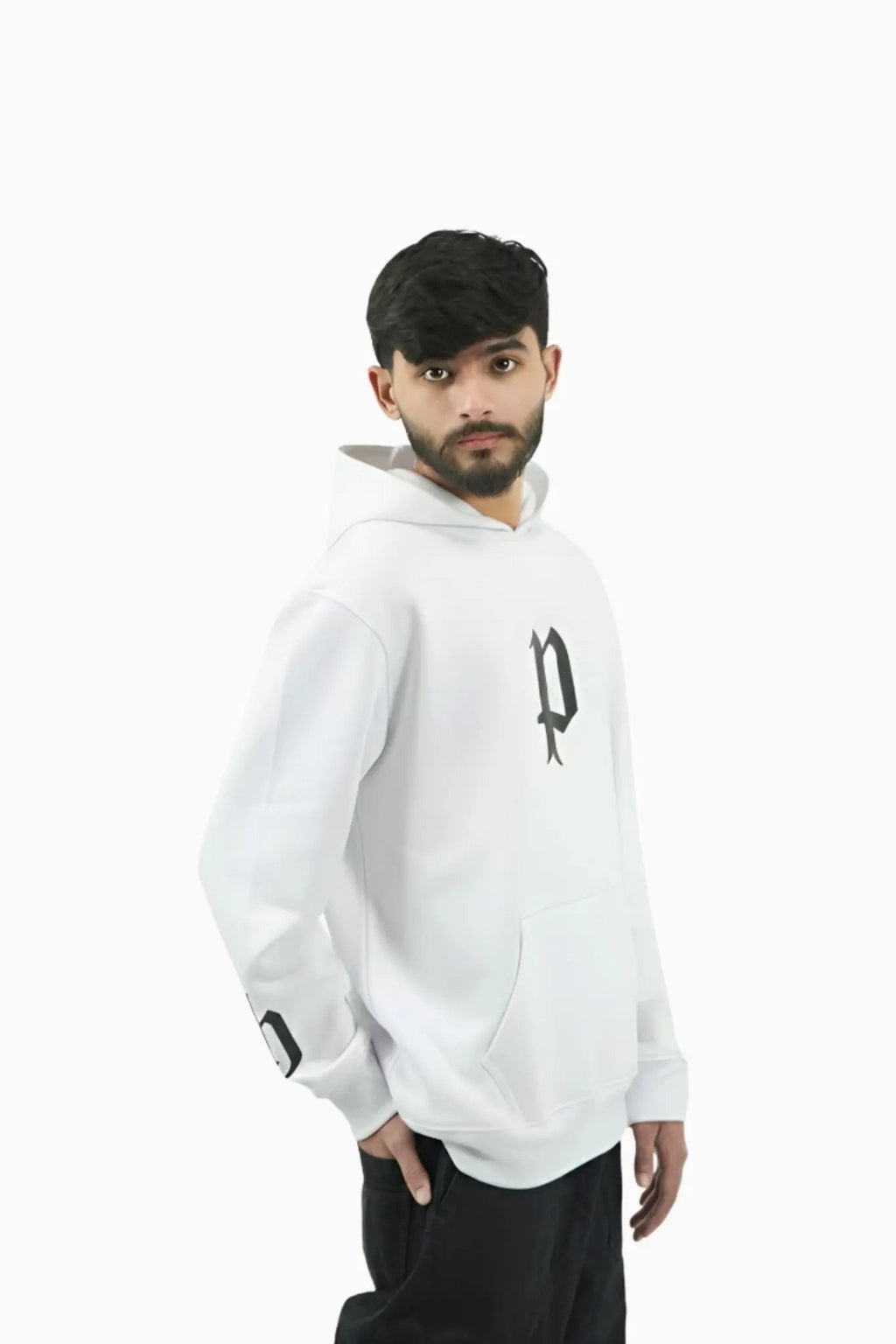P-Mark Signature Regular-fit Hoodie By Elvory - Elvory