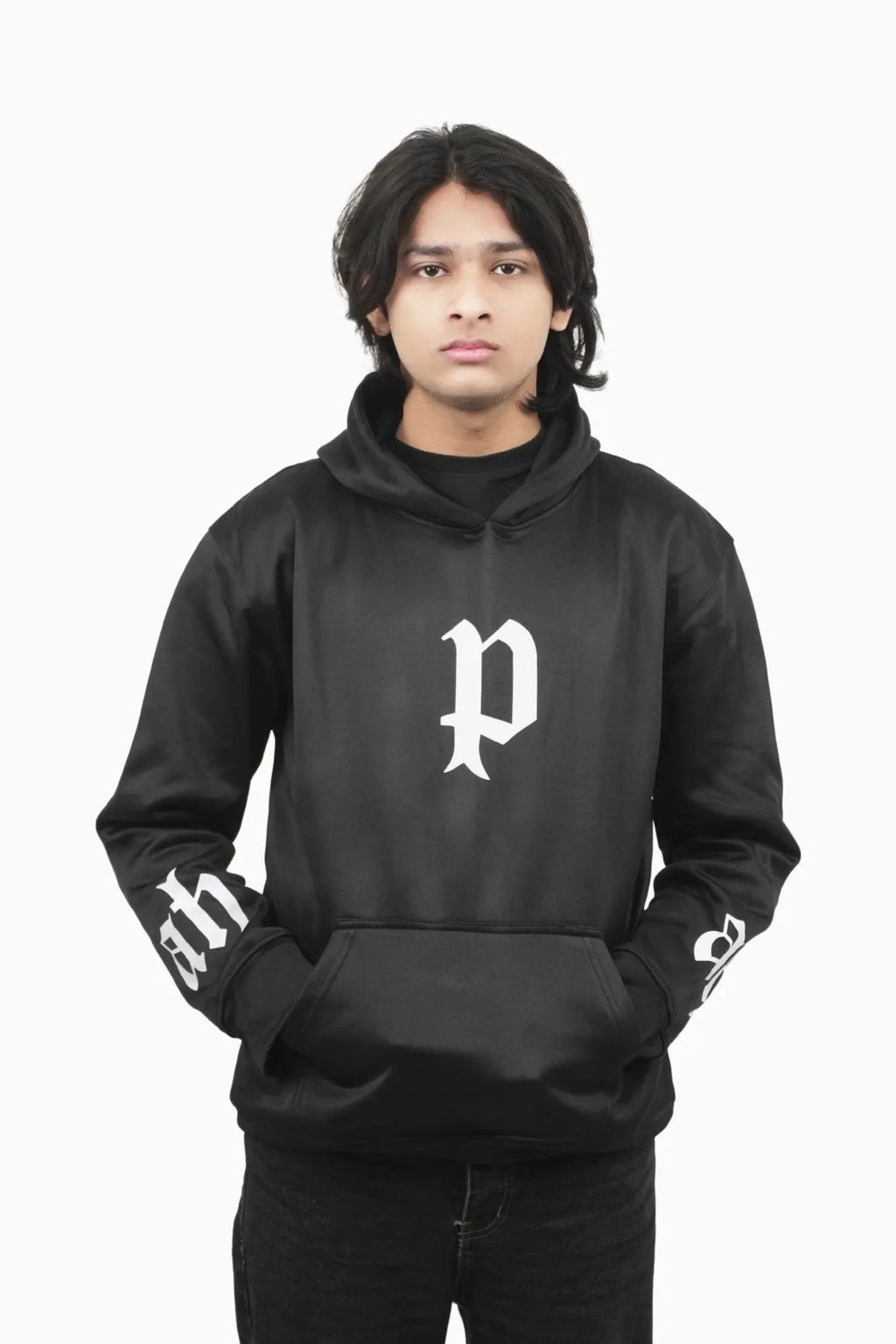 P-Mark Signature Regular-fit Hoodie By Elvory - Elvory