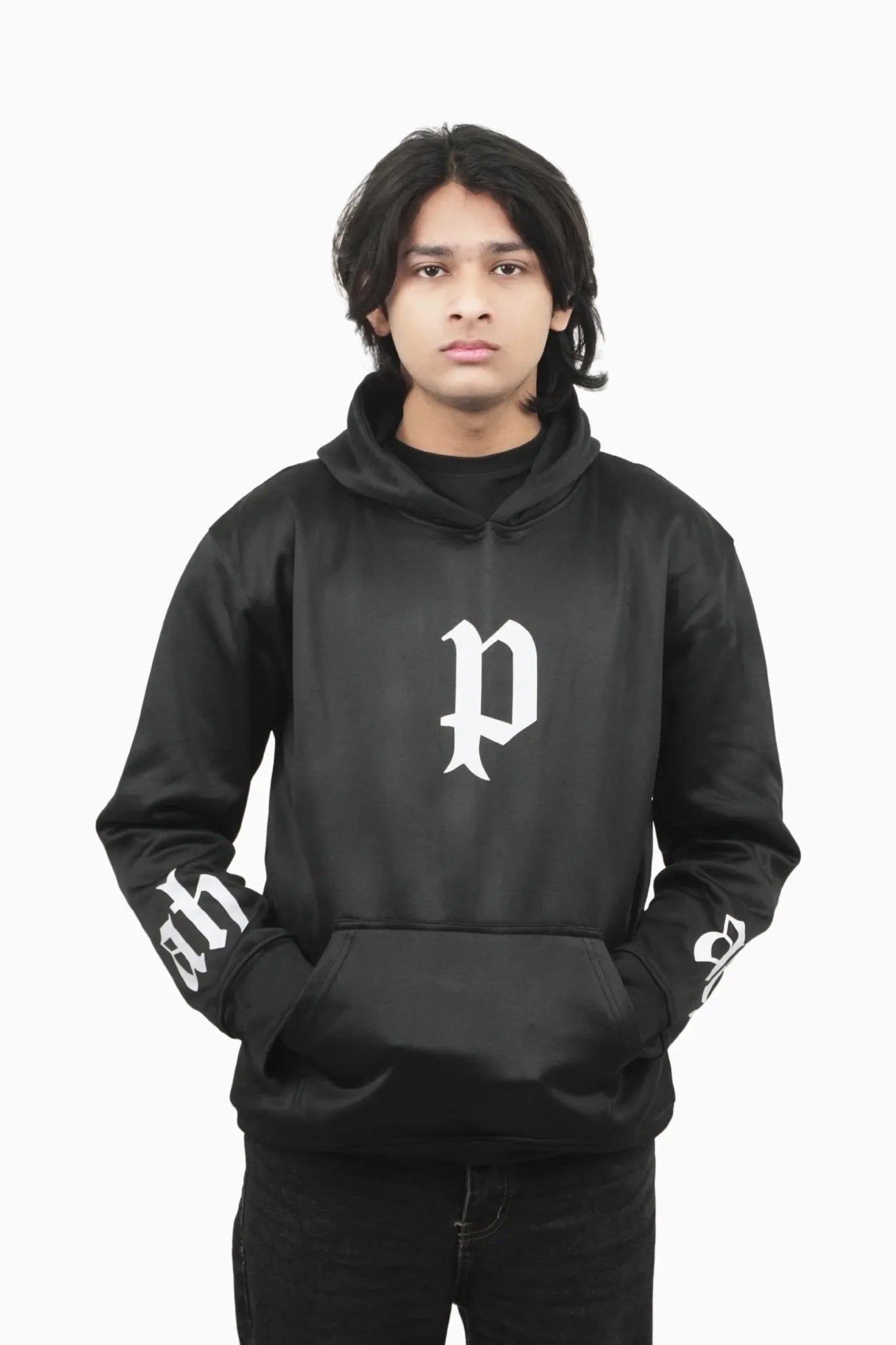 P-Mark Signature Regular-fit Hoodie By Elvory - Elvory