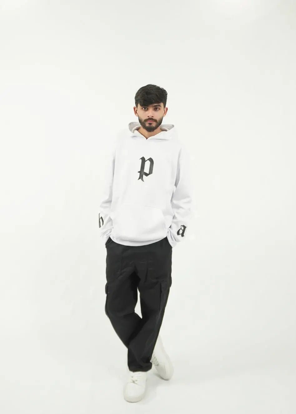P-Mark Signature Regular-fit Hoodie By Elvory - Elvory
