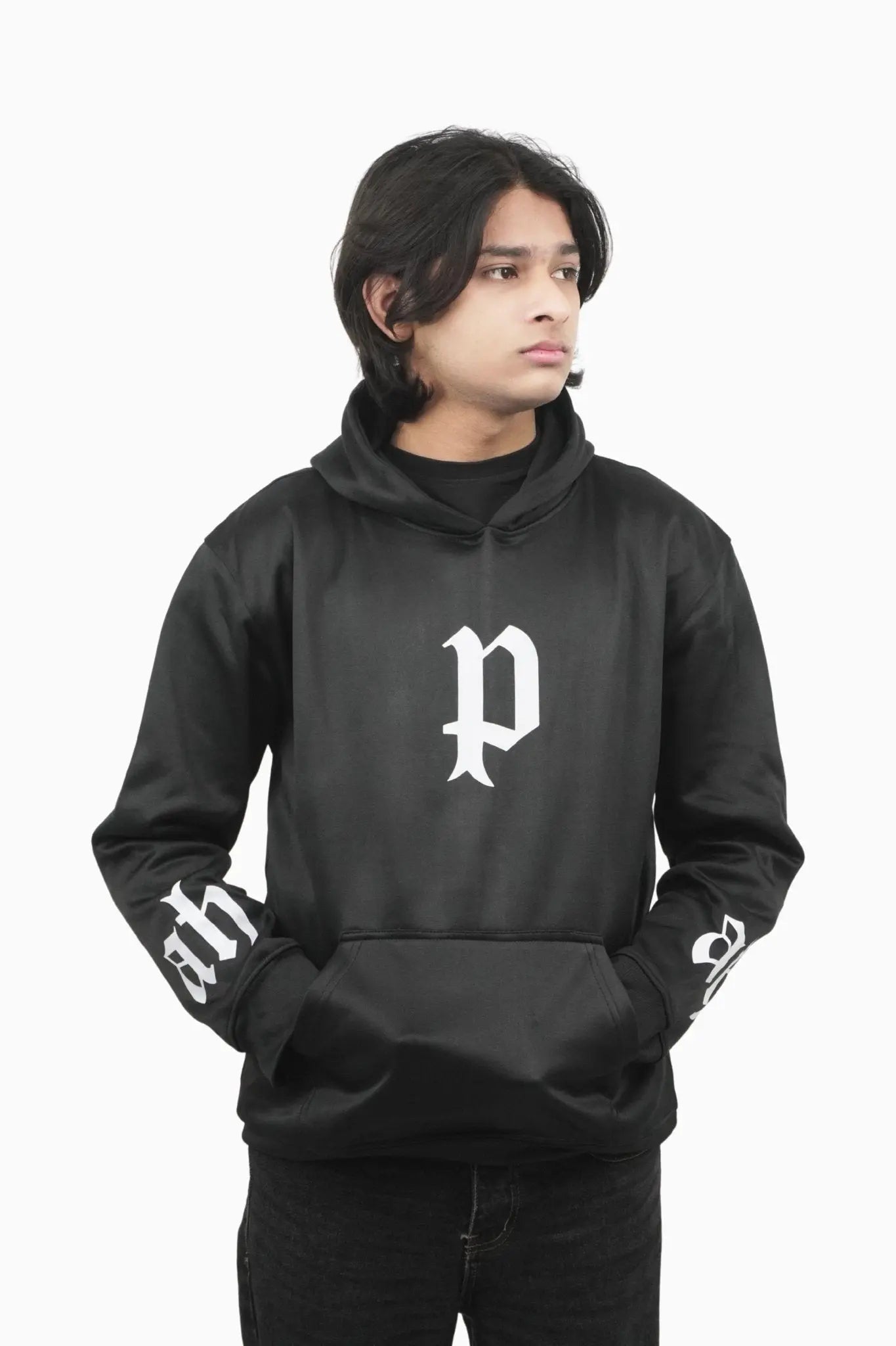 P-Mark Signature Regular-fit Hoodie By Elvory - Elvory