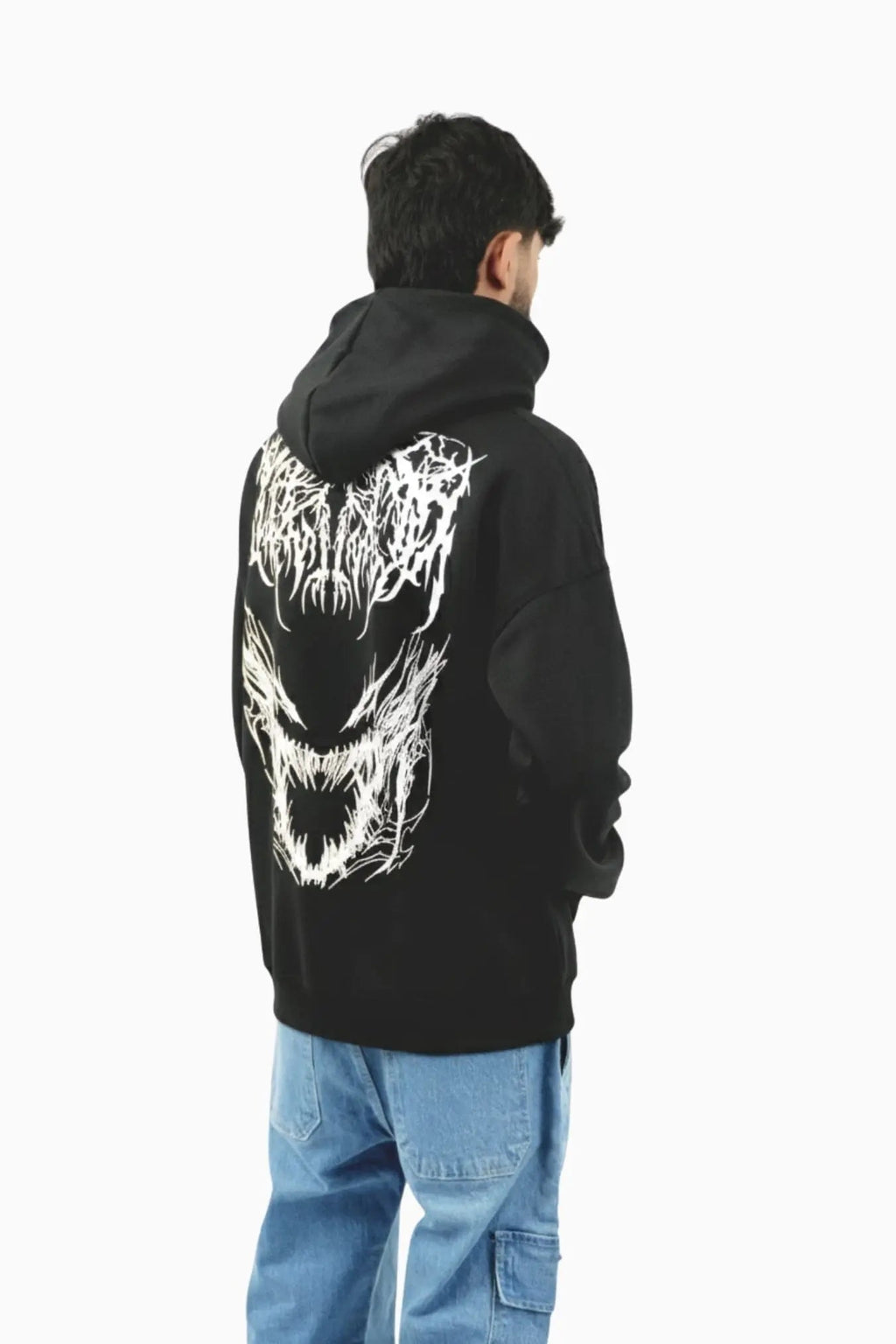Savage Smile Oversized Hoodie by Elvory - Elvory