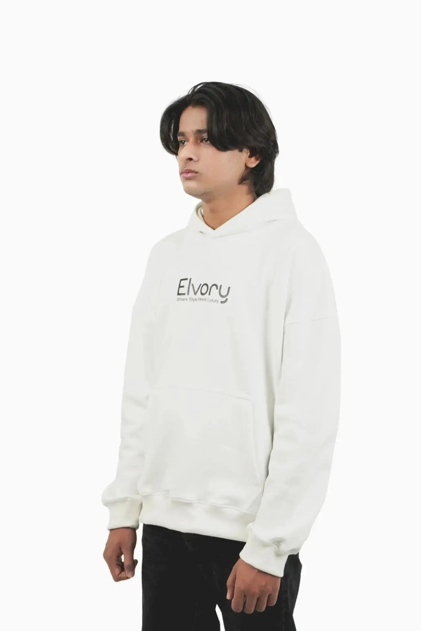 Snow Aura Oversize Hoodie By Elvory - Elvory